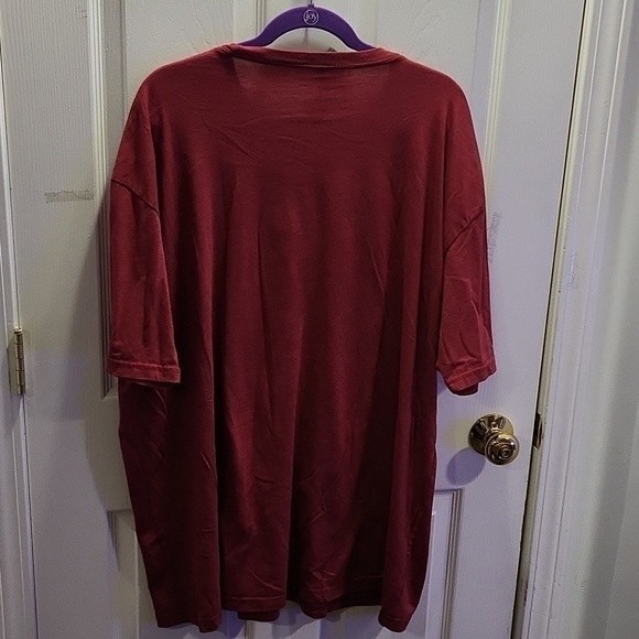 Next Level Let's Taco About Kindness Heather Red Graphic Tee Size 4XL Unisex - Picture 2 of 5